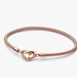Pandora Moments Studded Chain Bracele 14k rosegold plating
